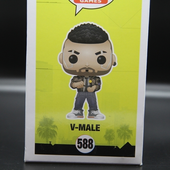 Funko Pop! Games: Cyberpunk 2077 - V-Male (Glows in the Dark) 588 - Picture 7 of 7